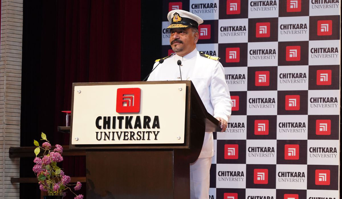 B.Sc in Nautical Science at Chitkara University.