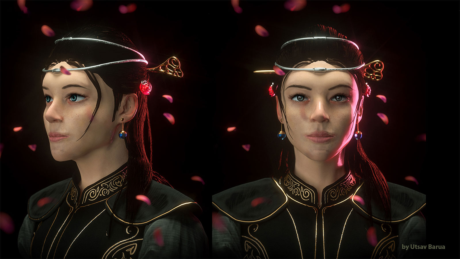 3D Female Portrait
