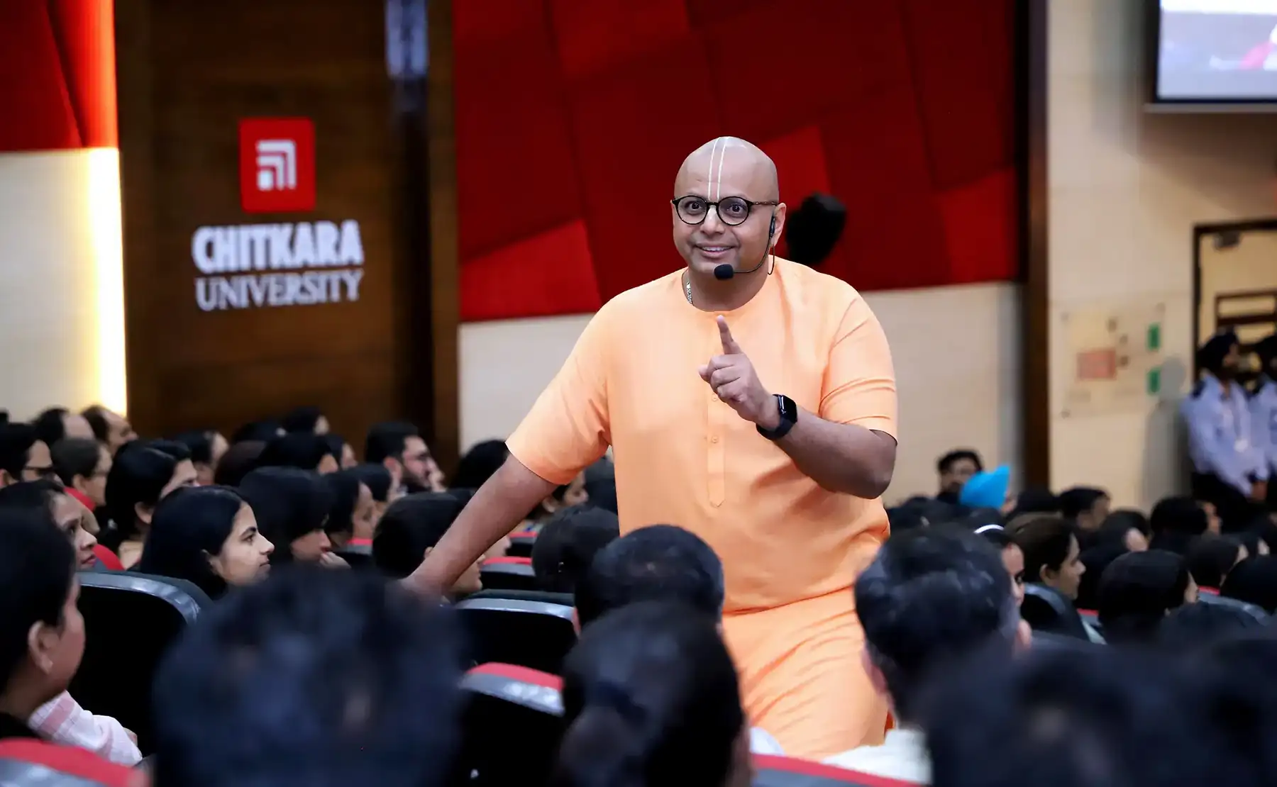 Campus Beat Event Guru Gopal Das - Chitkara University