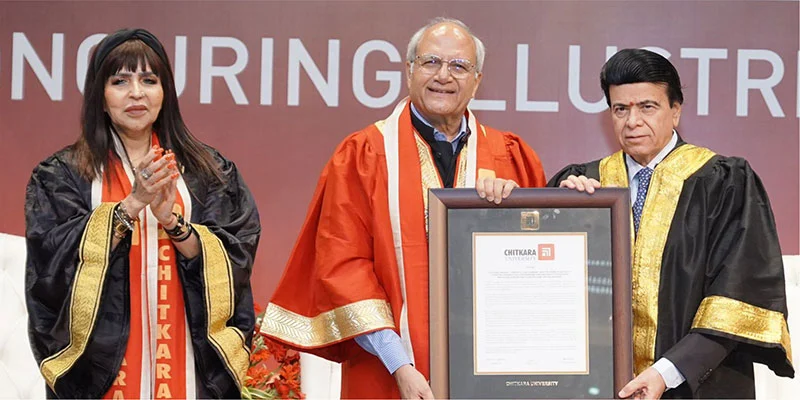 Chitkara University Honours Dr. Ajai Chowdhry