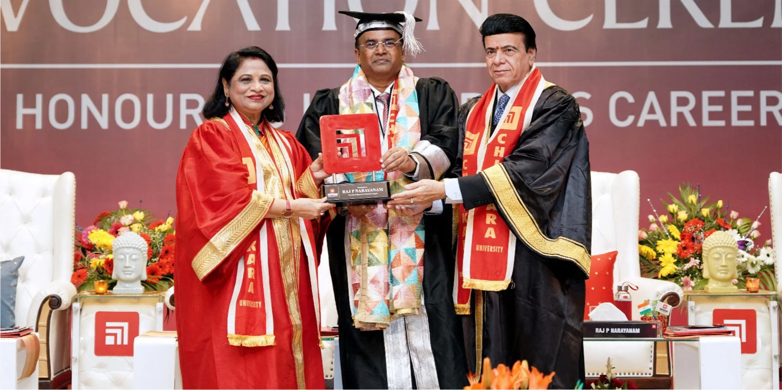 Chitkara University Honours Raj P Narayanam with a Doctorate
