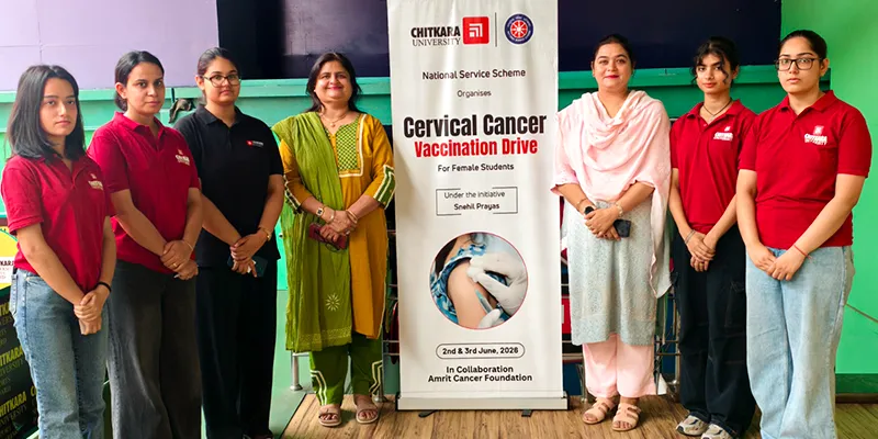 Cervical Cancer Awareness HPV Vaccination Drive Chitkara University
