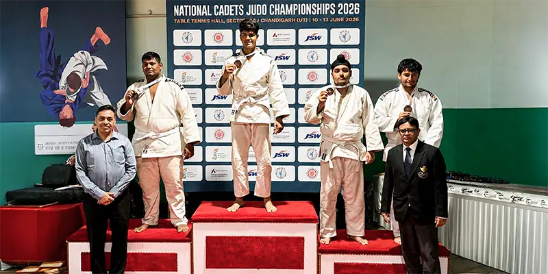 National Cadets Judo Championships 2026 Bronze Medal Japjot Singh
