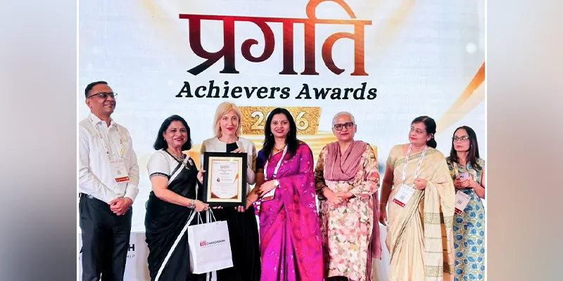 PRAGATI Summit 2026 Woman Icon of Impact Award Dr Madhu Chitkara