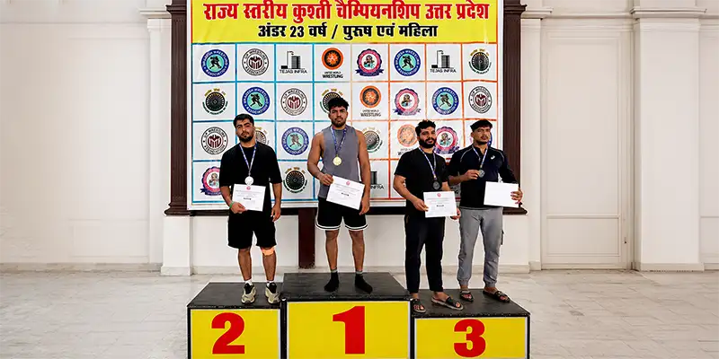 U-23 UP State Wrestling Championship Silver Medal Ritik Panwar
