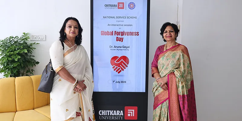 Global Forgiveness Day session at Chitkara University NSS