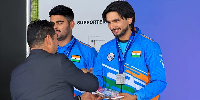 ISSF Junior World Championship Silver Medal Parteek Chitkara University