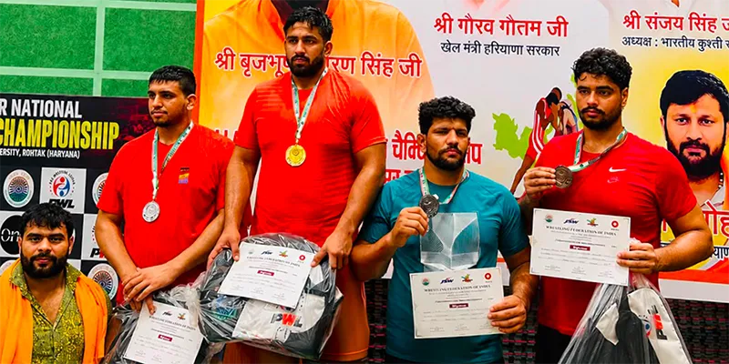 U-23 National Wrestling Championship gold and bronze for Chitkara University wrestlers